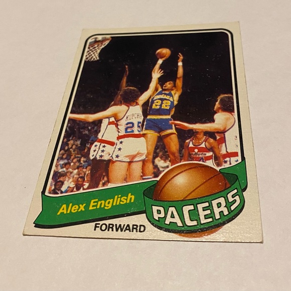 Alex English Rookie 1979 Topps Basketball Card Vintage collectible - Picture 3 of 3